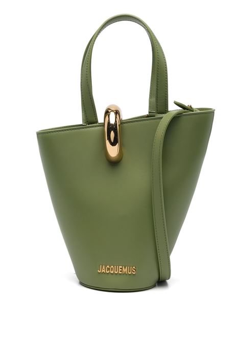 Avocado green Le Petit Bombola bucket bag Jacquemus - women