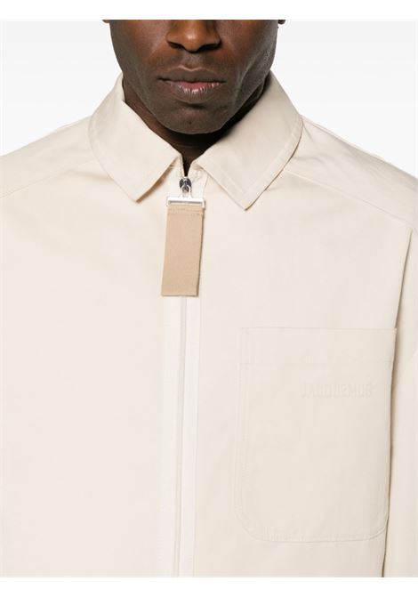 Beige le blouson linu bomber - JACQUEMUS  men JACQUEMUS | 245BL0131534150