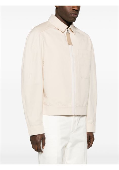 Beige le blouson linu bomber - JACQUEMUS  men JACQUEMUS | 245BL0131534150