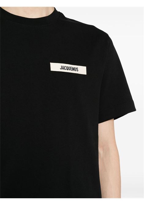 T-shirt le tshirt camargue in nero - JACQUEMUS uomo JACQUEMUS | 245JS2082125990