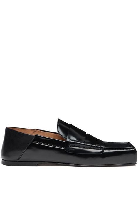 Mocassini les mocassins carre in nero Jacquemus - uomo