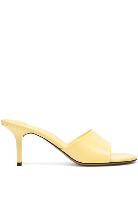 Mules les mules cubisto in giallo Jacquemus - donna