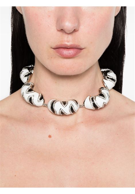 Collana le collier zebra in bianco e nero Jacquemus  - donna JACQUEMUS | 251JW72751009DZ