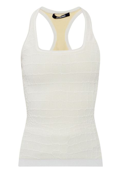 White Scala tank top Jacquemus - women JACQUEMUS | 251KN5872429110