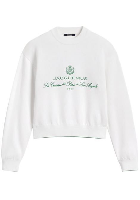 White la maille venice sweatshirt Jacquemus - women