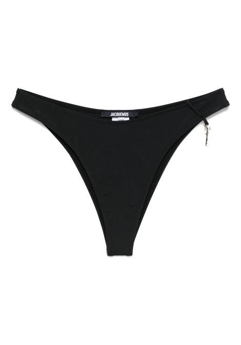 Black Le Bas De Maillot Signature bikini bottoms Jacquemus - women