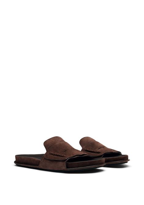 Sandali les sandales mocassin in marrone Jacquemus - uomo JACQUEMUS | 255FO1724354880