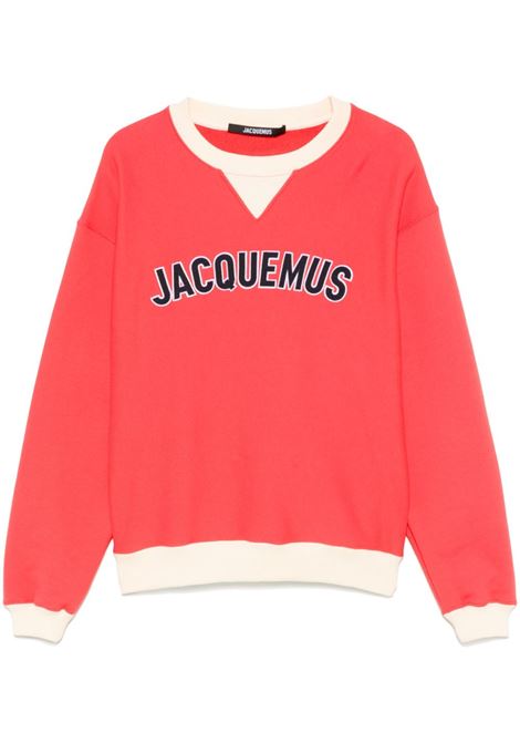 Felpa Le Sweatshirt Baseball in rosso Jacquemus - uomo