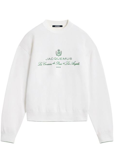 White la maille venice sweatshirt Jacquemus - men JACQUEMUS | Sweatshirts | 255KN54424271IN