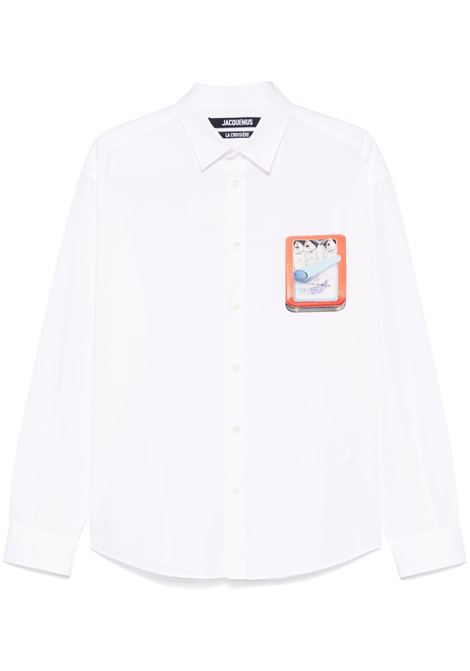 Camicia Le Simon in bianco Jacquemus - uomo