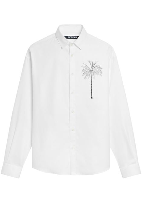 White la chemise simon shirt Jacquemus - men