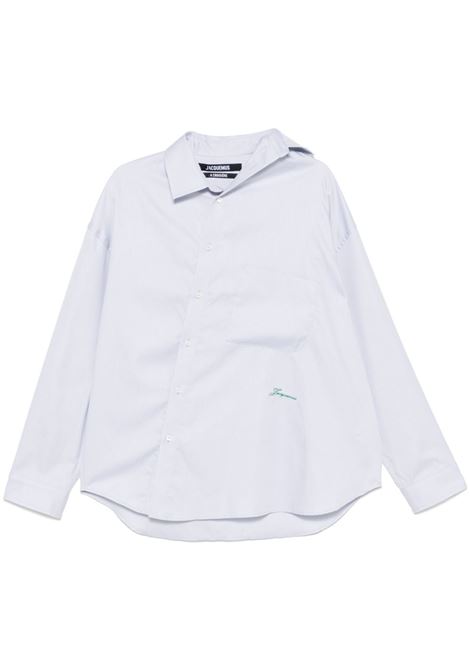 Light grey la chemise cuadro shirt Jacquemus - men