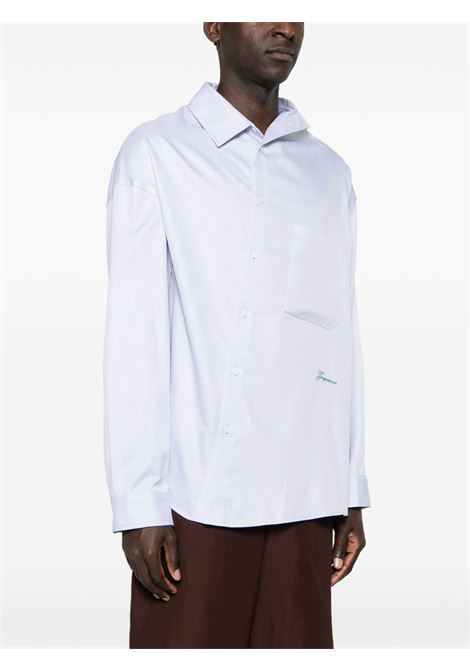 Light grey la chemise cuadro shirt Jacquemus - men JACQUEMUS | 255SH0801726910