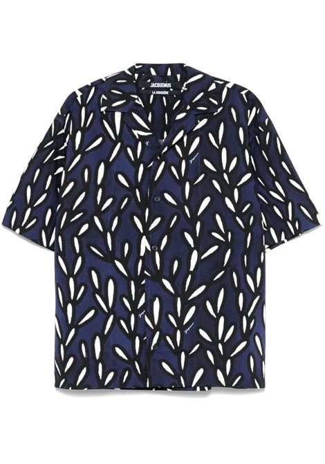 Camicia La Chemise Jean in blu Jacquemus - uomo