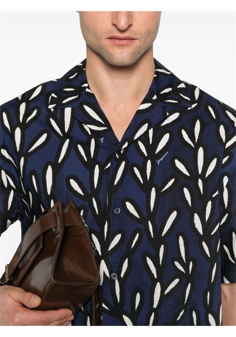 Camicia La Chemise Jean in blu Jacquemus - uomo JACQUEMUS | 255SH20117053EB