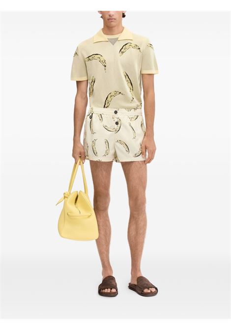 Costume con stampa le maillot puntini in giallo Jacquemus - uomo JACQUEMUS | 255SW01324072BV