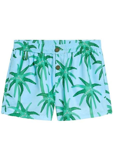 Blue le maillot puntini graphic-print swinsuit Jacquemus - men