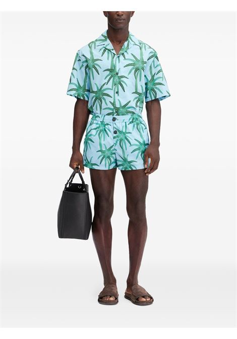 Costume con stampa le maillot puntini in blu Jacquemus - uomo JACQUEMUS | 255SW01324073EJ