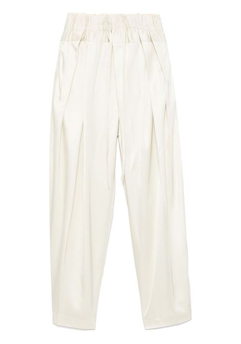 Pantaloni a palazzo in ecrù Jil Sander - donna JIL SANDER | Pantaloni | J01KA0176J65112280