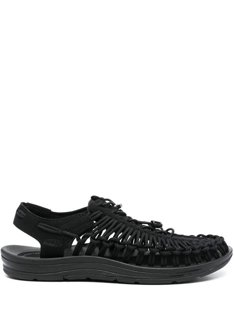 Sandali Uneek con coulisse in nero Keen - uomo KEEN | 1014097BLK