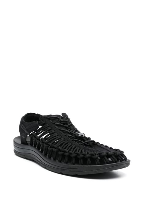 Sandali Uneek con coulisse in nero Keen - uomo KEEN | 1014097BLK