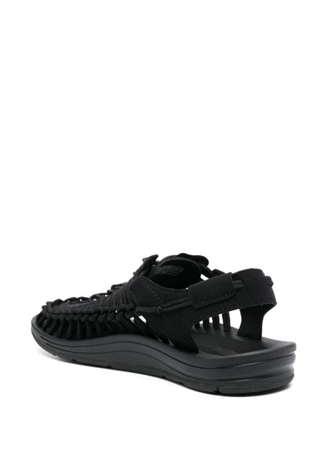 Sandali Uneek con coulisse in nero Keen - uomo KEEN | 1014097BLK