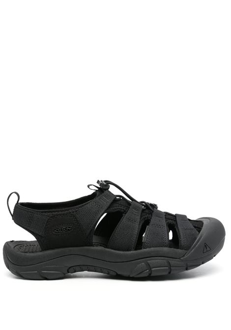 Black Newport H2 cut-out sandals Keen - men KEEN | 1022258BLK