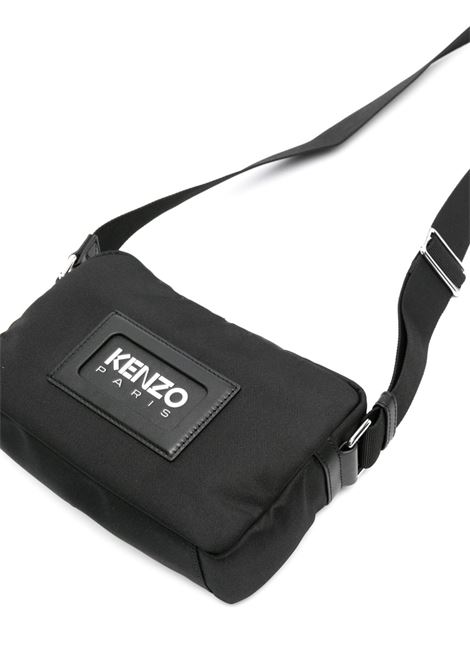 Borsa a tracolla con logo in nero Kenzo - uomo KENZO | FE55SA718B1199