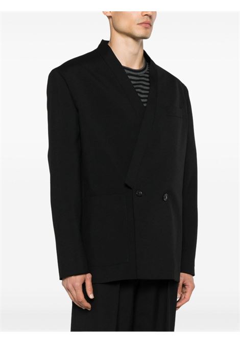 Black double-breasted blazer Kenzo - men KENZO | FE65VE1309GE99