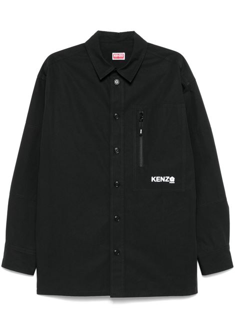 Camicia Boke Flower 2.0 in nero Kenzo - uomo