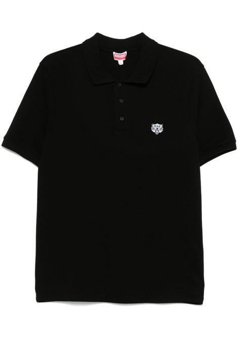 Polo Happy Tiger in nero Kenzo - uomo