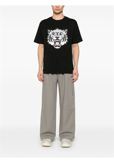 T-shirt Happy Tiger in nero Kenzo - uomo KENZO | FF55TS5334SG99J