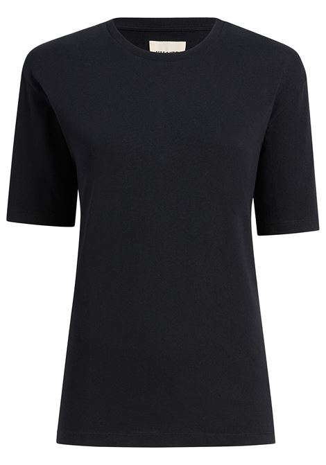 T-shirt con logo Mae in nero - KHAITE donna