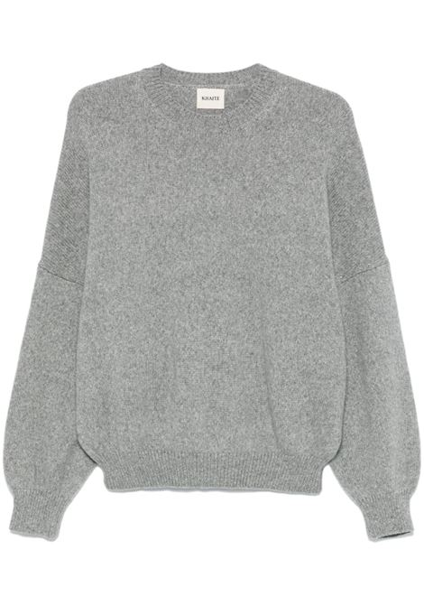 Grey long-sleeved jumper Margaux Khaite - women KHAITE | 9560650460