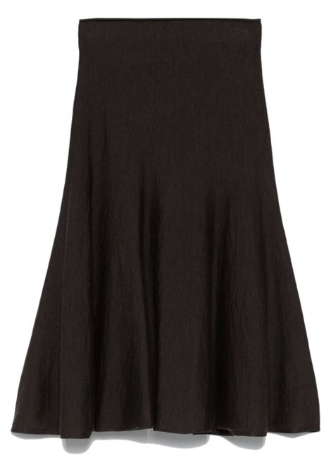 Brown Mayu midi skirt Khaite - women