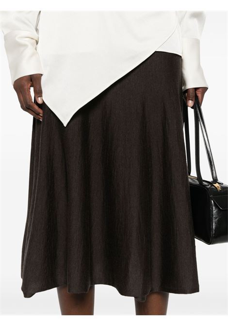 Brown Mayu midi skirt Khaite - women KHAITE | 9656511393