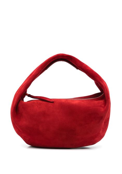 Borsa olivia hobo medium in rosso Khaite - donna