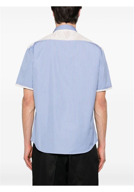 Blue and white striped shirt Khoki - men KHOKI | 25SSB03BL