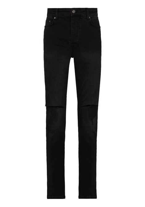 Black slim-fit jeans - KSUBI men