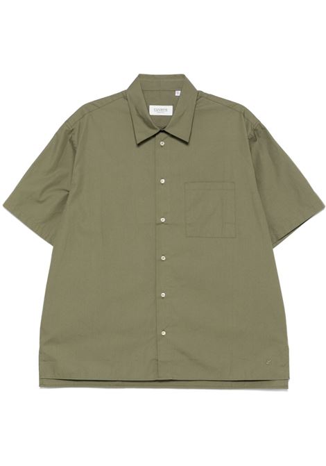 Camicia in popeline in verde Laneus - uomo