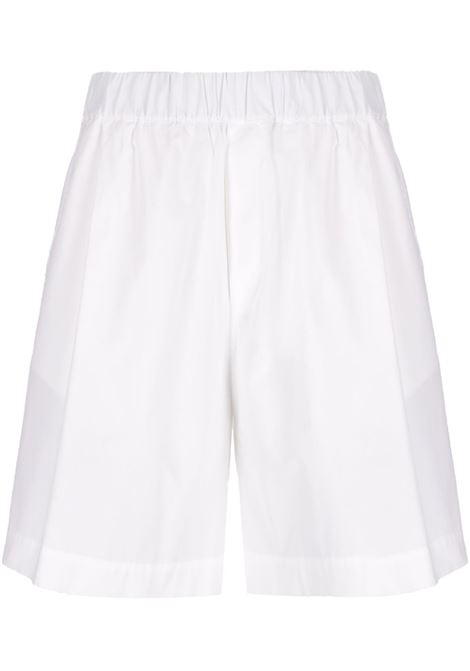 Shorts a gamba ampia in bianco Laneus - uomo LANEUS | Bermuda | S5LAUABE005001