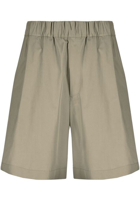 Taupe brown Wide-leg bermuda shorts Laneus - unisex LANEUS | S5LAUABE005082