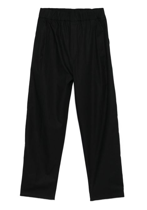 Black elastic-waist trousers Laneus - men