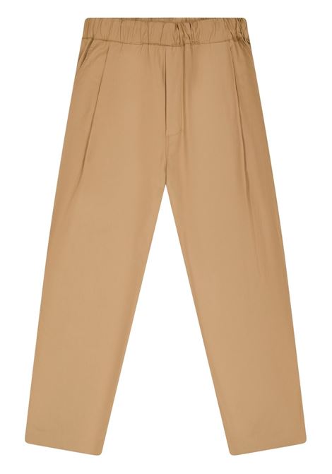 Caramel brown wide-leg trousers trousers Laneus - men