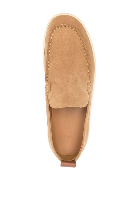 Beige suede loafers Lanvin - men LANVIN | FMCSDL07SUED09