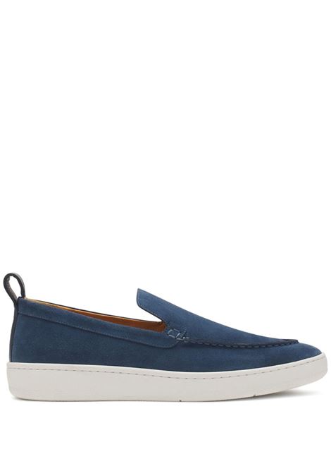 Blue suede loafers Lanvin - men