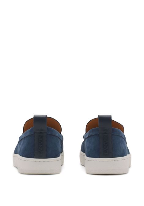 Blue suede loafers Lanvin - men LANVIN | FMCSDL07SUED29