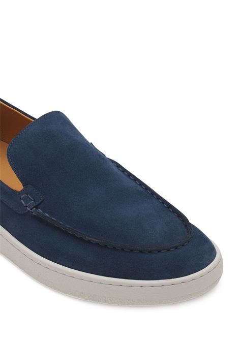 Blue suede loafers Lanvin - men LANVIN | FMCSDL07SUED29