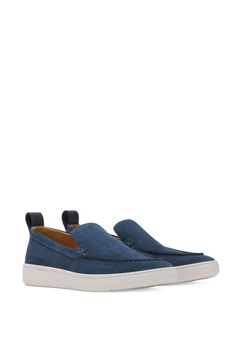 Blue suede loafers Lanvin - men LANVIN | FMCSDL07SUED29