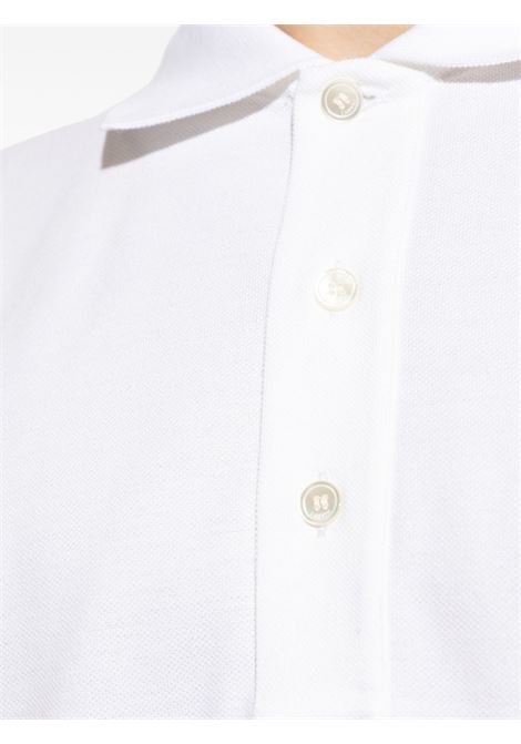 White logo-detail polo shirt Lanvin - men LANVIN | RMPL0111J01101